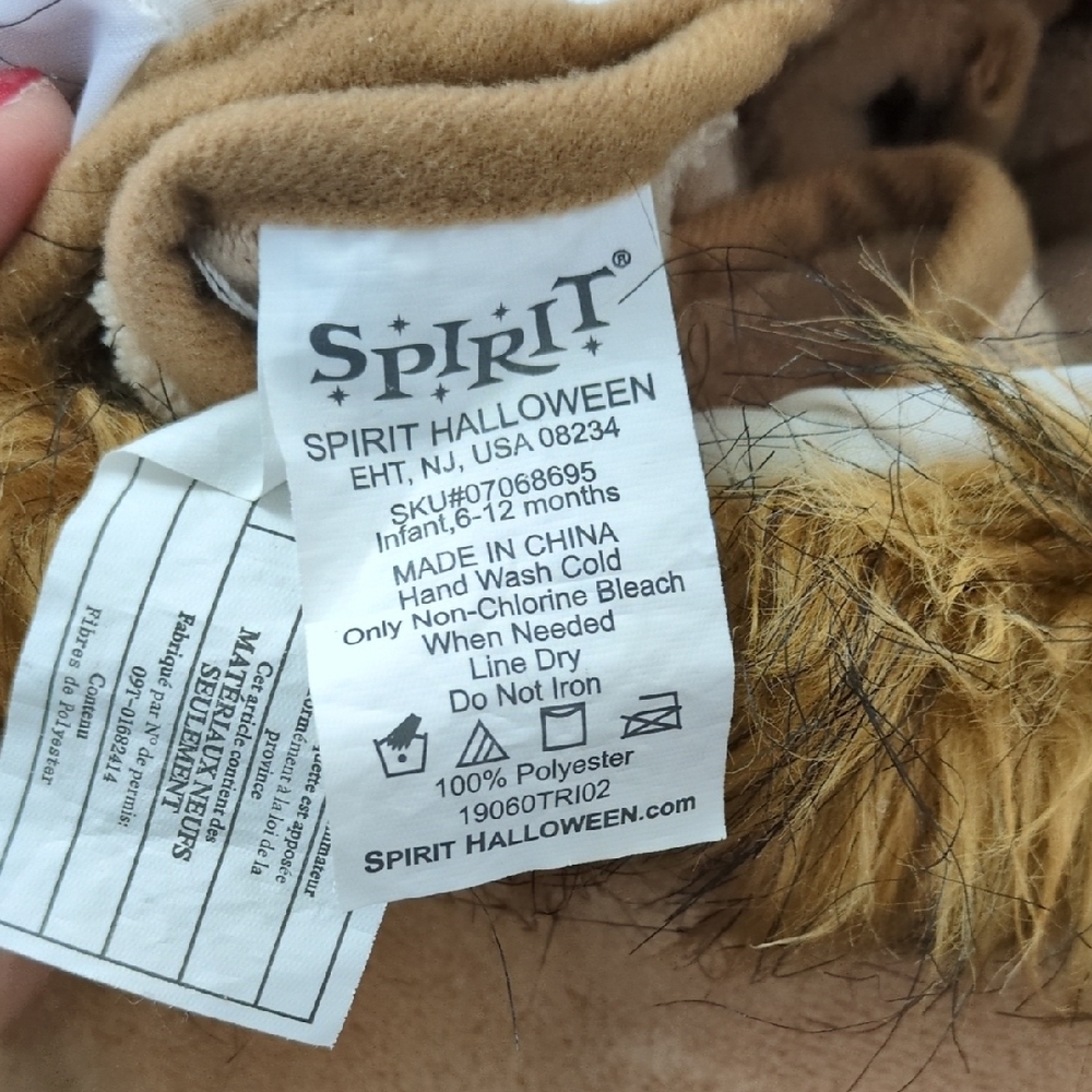 Spirit Tan Furry Kids One Piece Footie - Picture 5 of 7